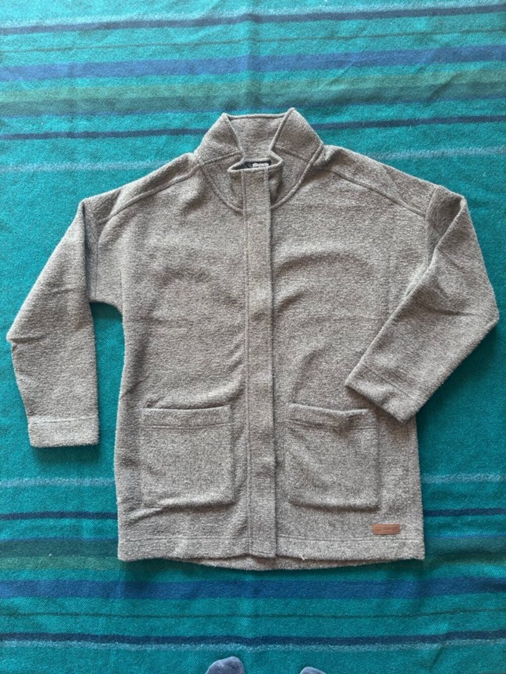 Sherpa Adventure Gear Lhamu Womens Gray Wool-blend L Coat